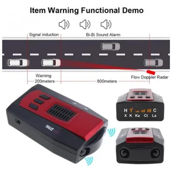 Radar Detectors Led Radar Detector for Russia 360 Degree Car Anti Radars Police Speed Auto XK NK Ku Ka Red Color
Radar Detectors Led Radar Detector for Russia 360 Degree Car Anti Radars Police Speed Auto XK NK Ku Ka Red Color