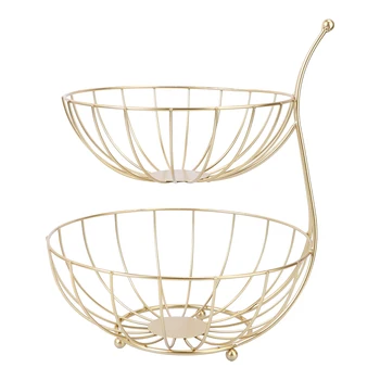 1Pc Metal Fruit Plate Iron Art Basket Double Layers Fruit Storage Basket Restaurant Metal Basket
1Pc Metal Fruit Plate Iron Art Basket Double Layers Fruit Storage Basket Restaurant Metal Basket