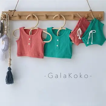 2020 Korea Style Baby Girls 2pcs Set T Shirt+ Shorts Summer Kids Girls Suits 0-2 Years
2020 Korea Style Baby Girls 2pcs Set T Shirt+ Shorts Summer Kids Girls Suits 0-2 Years