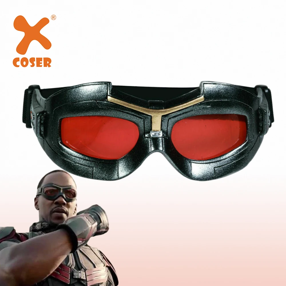 XCOSER Captain America Falcon Sam Wilson Cosplay Goggle Halloween Cosplay Mask Adjustable Eye Mask High Quality Costume Props
XCOSER Captain America Falcon Sam Wilson Cosplay Goggle Halloween Cosplay Mask Adjustable Eye Mask High Quality Costume Props