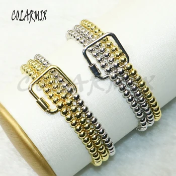 5pcs 3 beaded bracelets Square Bolt Lock charm beaded bracelet geometric Lock fashion jewelry accessories gift for women 50655 
5pcs 3 beaded bracelets Square Bolt Lock charm beaded bracelet geometric Lock fashion jewelry accessories gift for women 50655