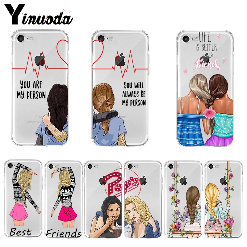 Yinuoda Best friend friendship couple Simple Soft TPU Color phone Cover for Apple iPhone 8 7 6 6S Plus X XS max 5 5S SE XR Cover
Yinuoda Best friend friendship couple Simple Soft TPU Color phone Cover for Apple iPhone 8 7 6 6S Plus X XS max 5 5S SE XR Cover