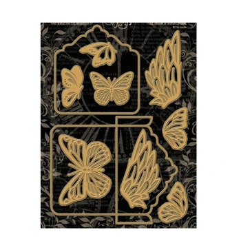2020 New Layering Metal Cutting Die Cut and Scrapbooking For Paper Making Background Insect Butterfly Embossing Frame Card Craft 
2020 New Layering Metal Cutting Die Cut and Scrapbooking For Paper Making Background Insect Butterfly Embossing Frame Card Craft