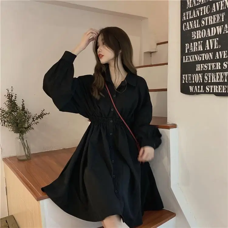 Dress Long Sleeve Preppy Style Solid Sweet Simple Elegant Pleated Stylish New Students Womens Slim Daily Streetwear High Waist
Dress Long Sleeve Preppy Style Solid Sweet Simple Elegant Pleated Stylish New Students Womens Slim Daily Streetwear High Waist