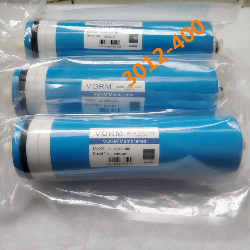 3pcs 400 gpd reverse osmosis filter VORM ULP3012 -400 Membrane Water Filters Cartridges ro system Filter Membrane
3pcs 400 gpd reverse osmosis filter VORM ULP3012 -400 Membrane Water Filters Cartridges ro system Filter Membrane