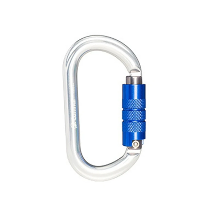 25KN Outdoor O-Ring Buckle High Strength 7075 Aviation Aluminum Locking Hook Climbing Carabiner Safety Equipment
25KN Outdoor O-Ring Buckle High Strength 7075 Aviation Aluminum Locking Hook Climbing Carabiner Safety Equipment
