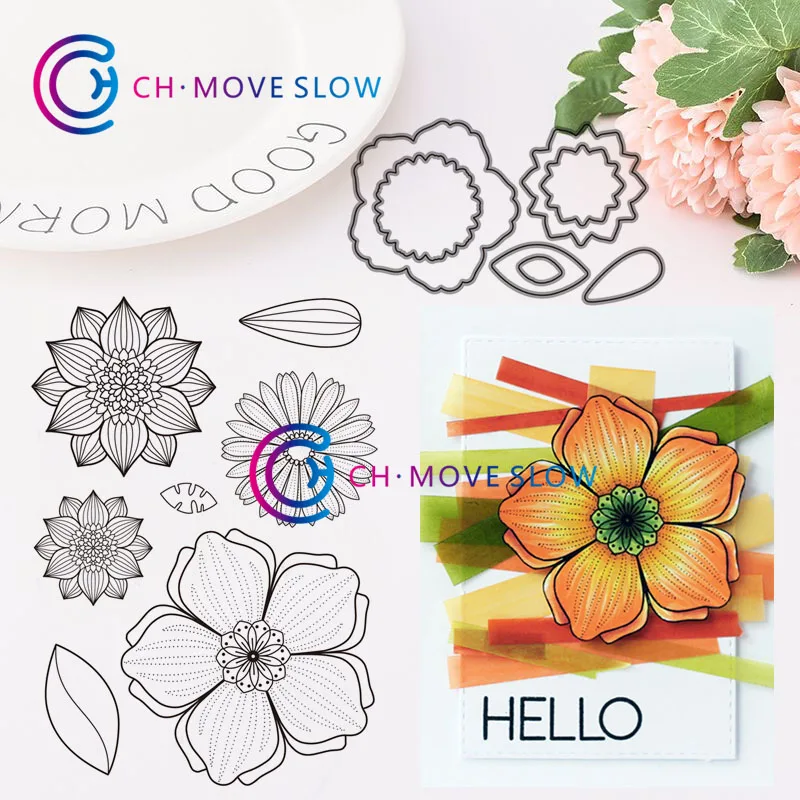 2019 New Arrival CH Clear Fun Flowers Metal Cutting Dies and stamps DIY Scrapbooking Card Stencil Paper Cards Album Decoration
2019 New Arrival CH Clear Fun Flowers Metal Cutting Dies and stamps DIY Scrapbooking Card Stencil Paper Cards Album Decoration