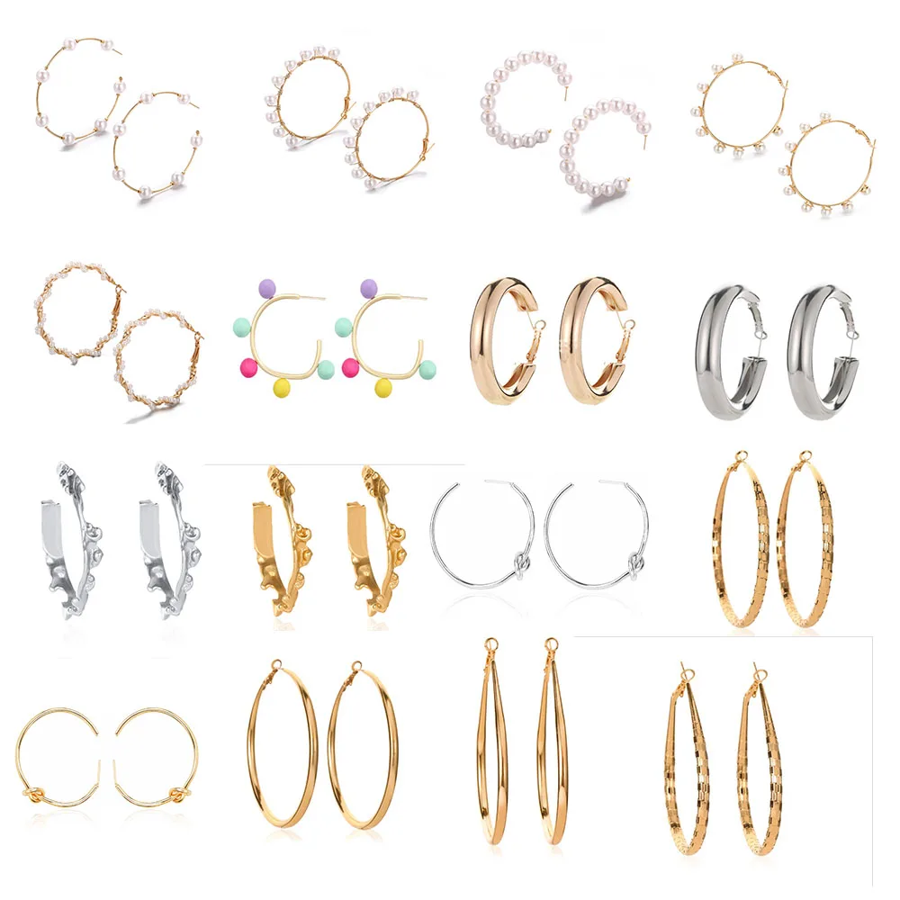 2020 Irregular Metal Hoop Earrings Imitation Pearl Hoop Large Earrings Geometric Earrings for Women Party Jewelry Big Earrings
2020 Irregular Metal Hoop Earrings Imitation Pearl Hoop Large Earrings Geometric Earrings for Women Party Jewelry Big Earrings