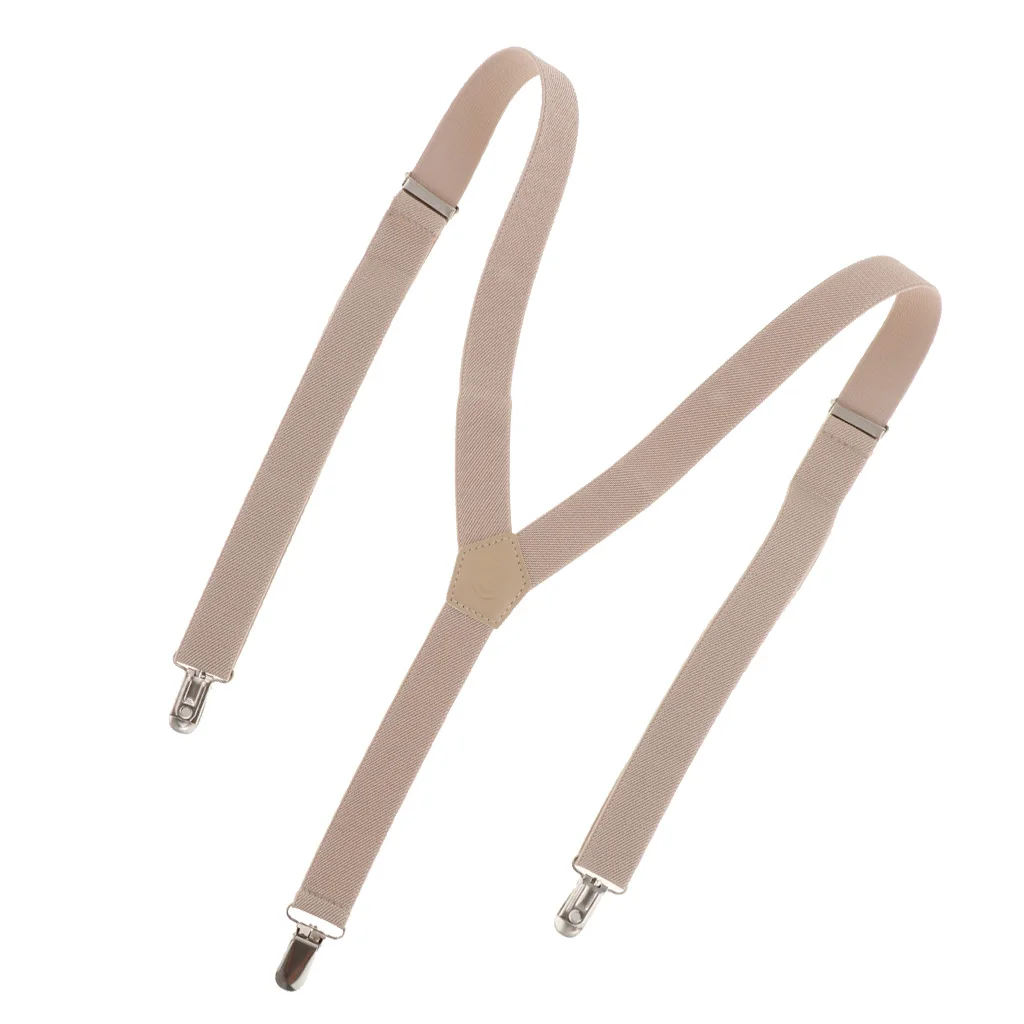 Mens Skinny Suspenders Y Back Wide Elastic Adjustable Trouser Clips Braces for Work Special Event or with Casual Attire Mens Skinny Suspenders Y Back Wide Elastic Adjustable Trouser Clips Braces for Work Special Event or with Casual Attire
