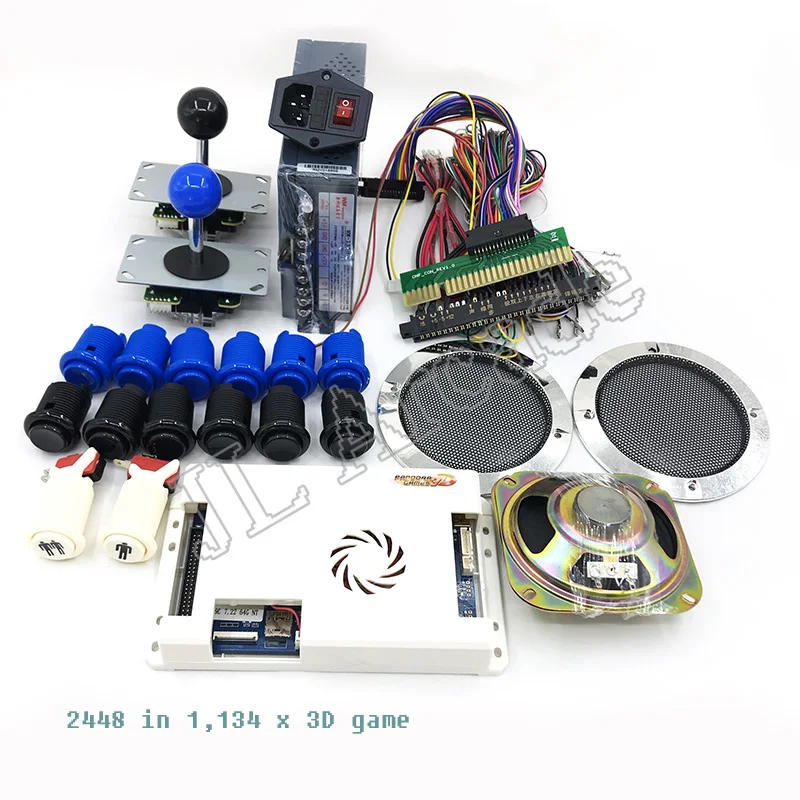 2 Player DIY Arcade Kit Pandora Game 3D 2448 in 1 game board + 8 way joystick American HAPP Style Push Button for Arcade Machine
2 Player DIY Arcade Kit Pandora Game 3D 2448 in 1 game board + 8 way joystick American HAPP Style Push Button for Arcade Machine