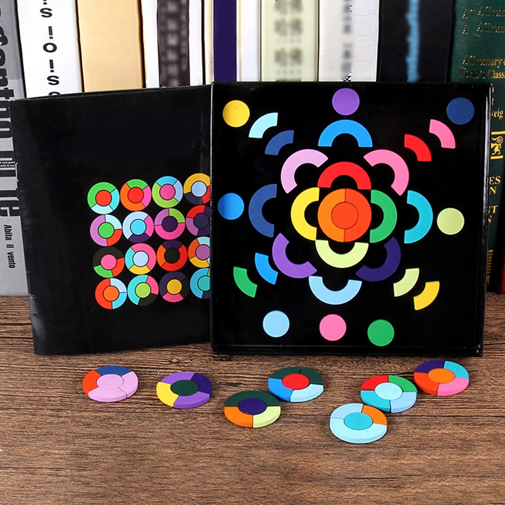 Wooden Magnetic Puzzle Toys Children 3D Puzzle Right Brain Development Memory Attention Training Drawing Board
Wooden Magnetic Puzzle Toys Children 3D Puzzle Right Brain Development Memory Attention Training Drawing Board