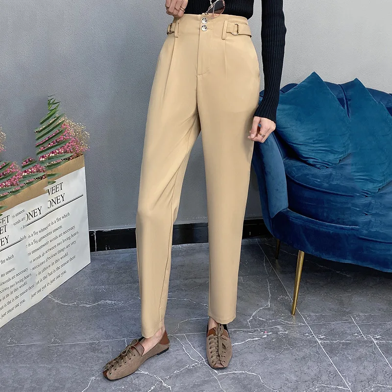 Trending Clothes For Women y2k Pants Office Lady Casual Trousers Straight Cropped Trousers High Waist Solid Color Suit Trousers
Trending Clothes For Women y2k Pants Office Lady Casual Trousers Straight Cropped Trousers High Waist Solid Color Suit Trousers