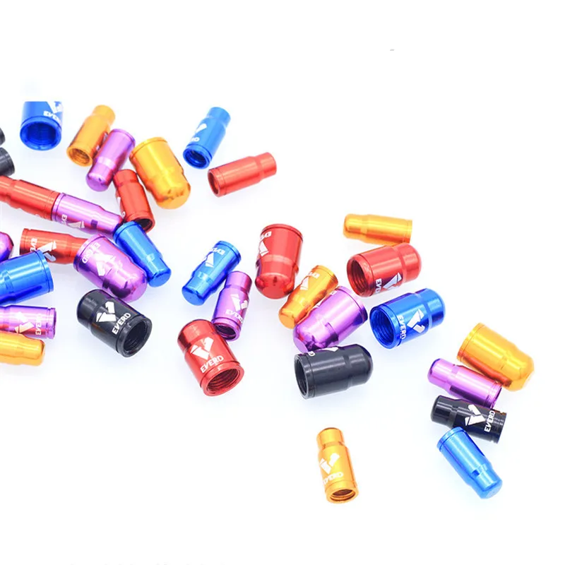 2pcs Aluminum Bicycle Tire Valve Cap Ultralight Mountain Road Bike Tyre Cap Schrader/Presta Tire Valve Protector MTB Accessories