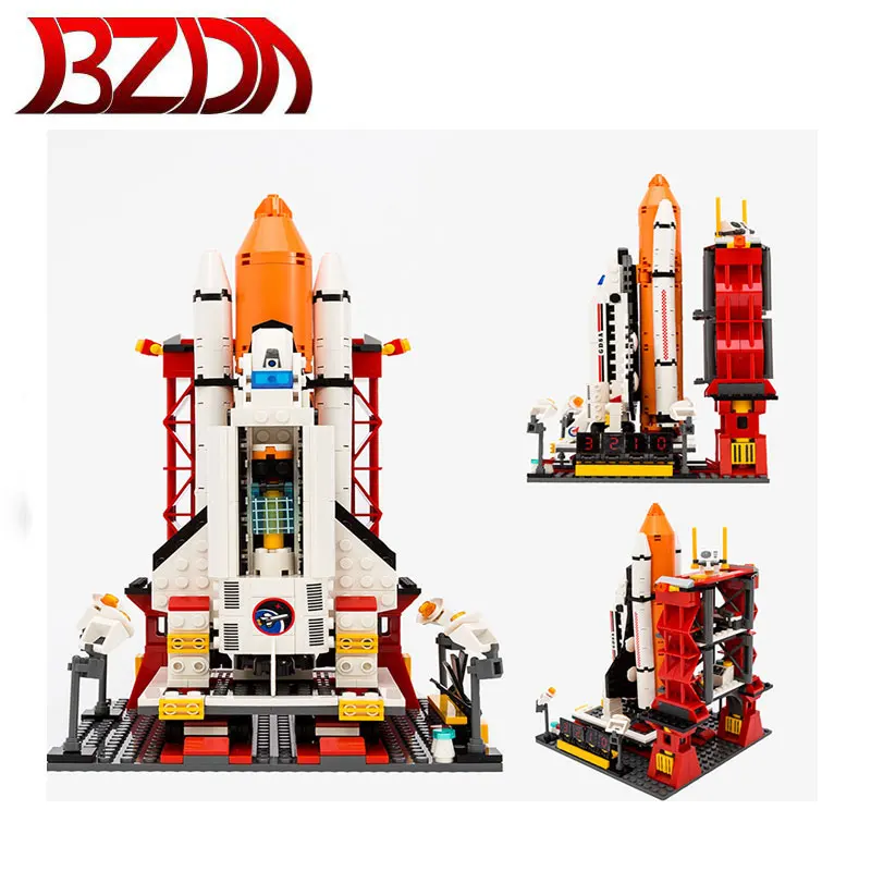 BZDA Space Shuttle Launch Center 679 PCS Aviation Technology Rocket Building Block Model Building DIY Children's Art Toys Gift
BZDA Space Shuttle Launch Center 679 PCS Aviation Technology Rocket Building Block Model Building DIY Children's Art Toys Gift
