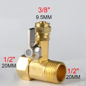 1/2'' To 3/8'' Brass Water Tap RO Feed Ball Valve Faucet Water Filter Reverse Osmosis System for Water Purifier Tap Faucet
1/2'' To 3/8'' Brass Water Tap RO Feed Ball Valve Faucet Water Filter Reverse Osmosis System for Water Purifier Tap Faucet