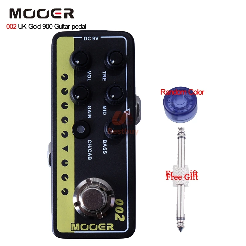 Mooer Micro Digital Preamp 002 UK Gold 900 Delay and reverb effects with 3 band EQ, Gain and Volume controls
Mooer Micro Digital Preamp 002 UK Gold 900 Delay and reverb effects with 3 band EQ, Gain and Volume controls
