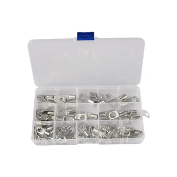 65Pcs SC6-SC25 Cable Lugs Battery Terminals Set Electric Wire Cable Bare Crimped Soldered Connectors Assorted Kit
65Pcs SC6-SC25 Cable Lugs Battery Terminals Set Electric Wire Cable Bare Crimped Soldered Connectors Assorted Kit