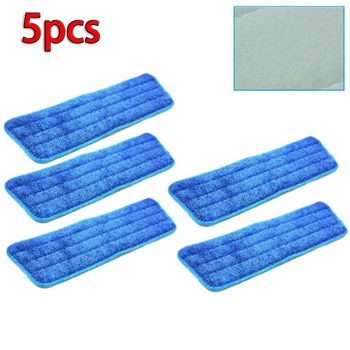 5Pcs Blue Replacement Microfiber Mop Pads Washable For 15inch Flat Mop Base Household Appliances Accessories
5Pcs Blue Replacement Microfiber Mop Pads Washable For 15inch Flat Mop Base Household Appliances Accessories