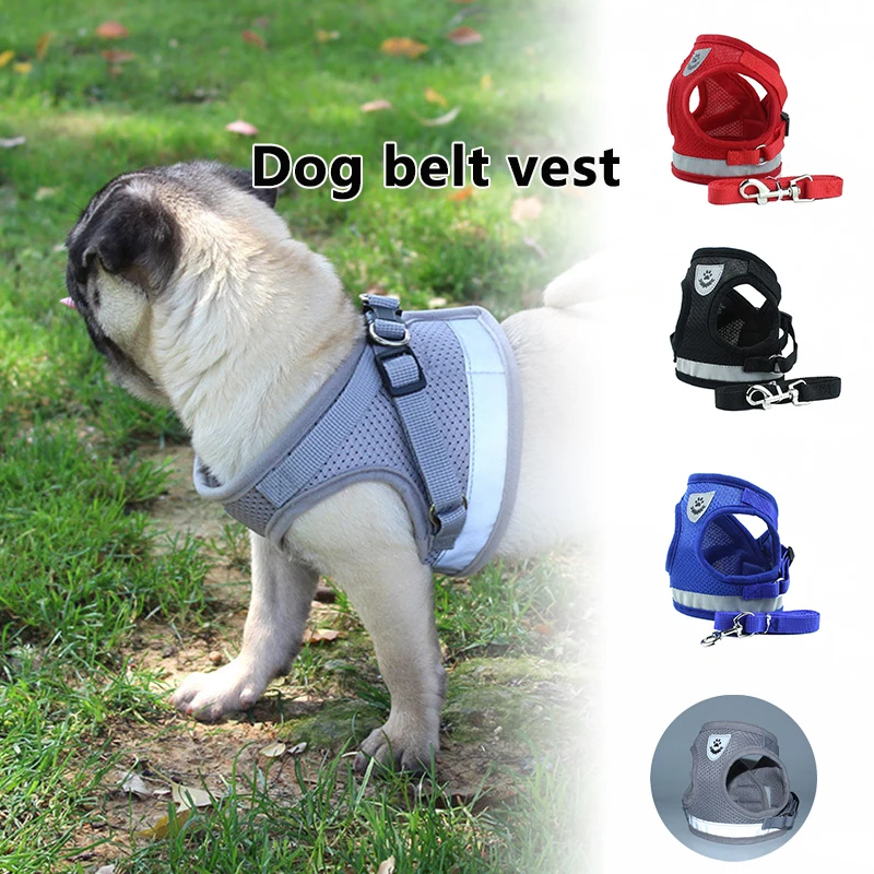 Polyester Mesh Pet Vest Harness Adjustable Dog Harness Leash Set Reflective Vest Harness Walking Lead Leash For Dog Cat
Polyester Mesh Pet Vest Harness Adjustable Dog Harness Leash Set Reflective Vest Harness Walking Lead Leash For Dog Cat