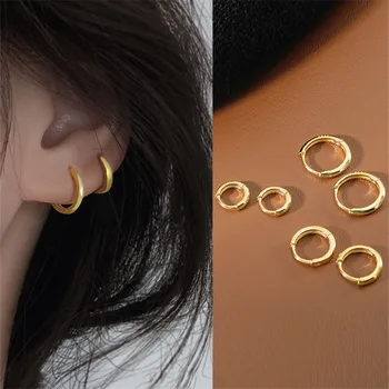 925 Sterling Silver Korean Minimalist Circle Earrings Simple Wild Fashion Hot Sexy Temperament Cерьга Pendientes eh243
925 Sterling Silver Korean Minimalist Circle Earrings Simple Wild Fashion Hot Sexy Temperament Cерьга Pendientes eh243