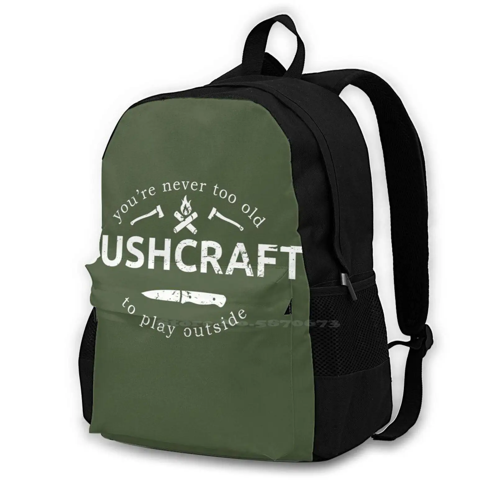Bush : Never Too Old To Play Outside Bush Saying ( Distressed ) New Arrivals Unisex Bags Casual Bag Backpack Camping Bush Bush
Bush : Never Too Old To Play Outside Bush Saying ( Distressed ) New Arrivals Unisex Bags Casual Bag Backpack Camping Bush Bush