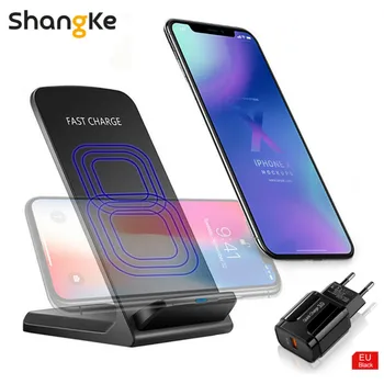 Wireless Charger 10W QI Fast Charger For Samsung Galaxy S10 S9 S8 Note 8 Vertical Phone holder Wireless Charger For iPhone 11 X 
Wireless Charger 10W QI Fast Charger For Samsung Galaxy S10 S9 S8 Note 8 Vertical Phone holder Wireless Charger For iPhone 11 X