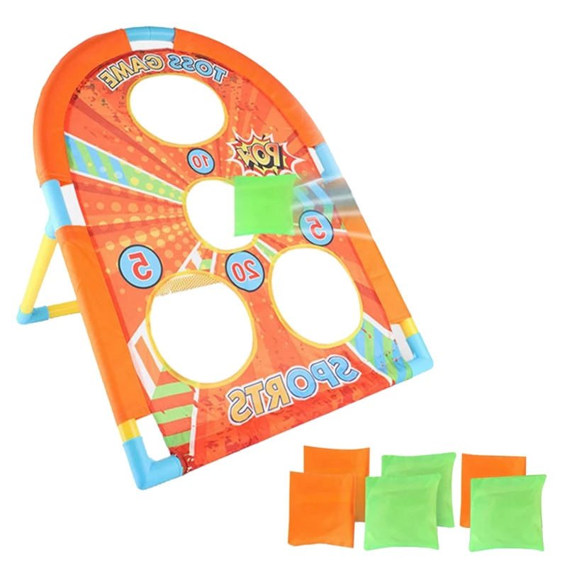 Cornhole Game Set Bean Bag Toss Built-in Storage Convenient Carry Handles and 6 Premium Bean Bag
Cornhole Game Set Bean Bag Toss Built-in Storage Convenient Carry Handles and 6 Premium Bean Bag