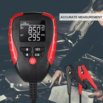 Digital 12V Car Battery Tester with AH/CCA Mode Automotive Battery Load Tester and Analyzer of Battery Life Percentage Voltage
Digital 12V Car Battery Tester with AH/CCA Mode Automotive Battery Load Tester and Analyzer of Battery Life Percentage Voltage
