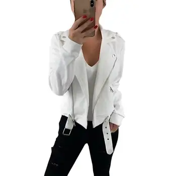 MISSKY 2019 New Women Coat Solid Color Autumn Winter Pure Color Jacket Fashion Smooth Diagonal Zipper Coat Female Tops 
MISSKY 2019 New Women Coat Solid Color Autumn Winter Pure Color Jacket Fashion Smooth Diagonal Zipper Coat Female Tops