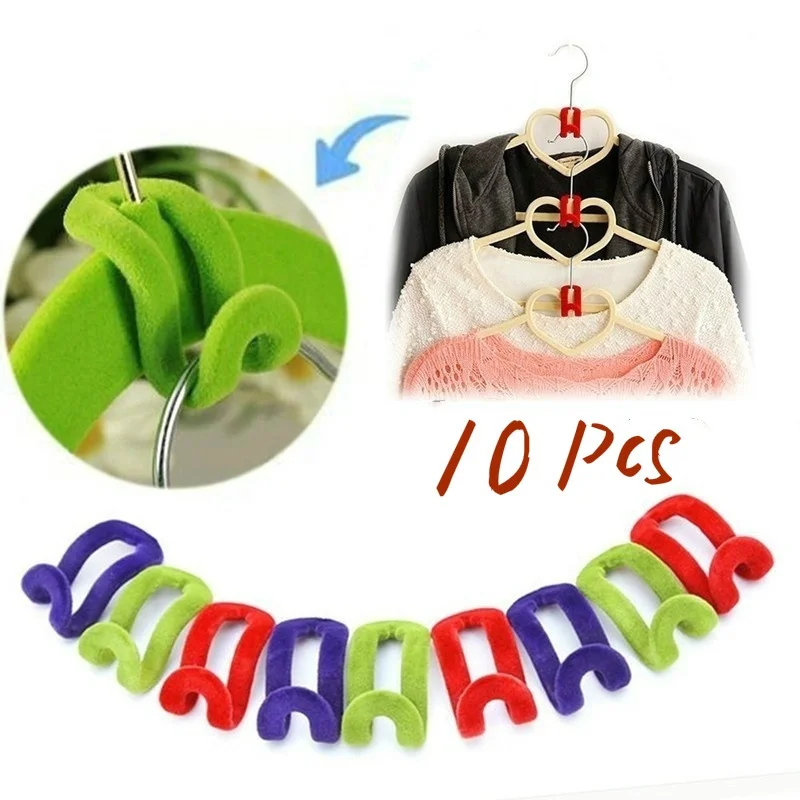 10 Pcs Mini Creative Hooks for Clothes Hangers Flocking Clothes Hanger Hook Closet Organizador For Travel Flocking Multifunction
10 Pcs Mini Creative Hooks for Clothes Hangers Flocking Clothes Hanger Hook Closet Organizador For Travel Flocking Multifunction