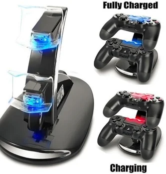 Dual Controller Holder Charger 2 LED Charging Dock Station Stand for PS4 for Playstation 4 Controller Game
Dual Controller Holder Charger 2 LED Charging Dock Station Stand for PS4 for Playstation 4 Controller Game