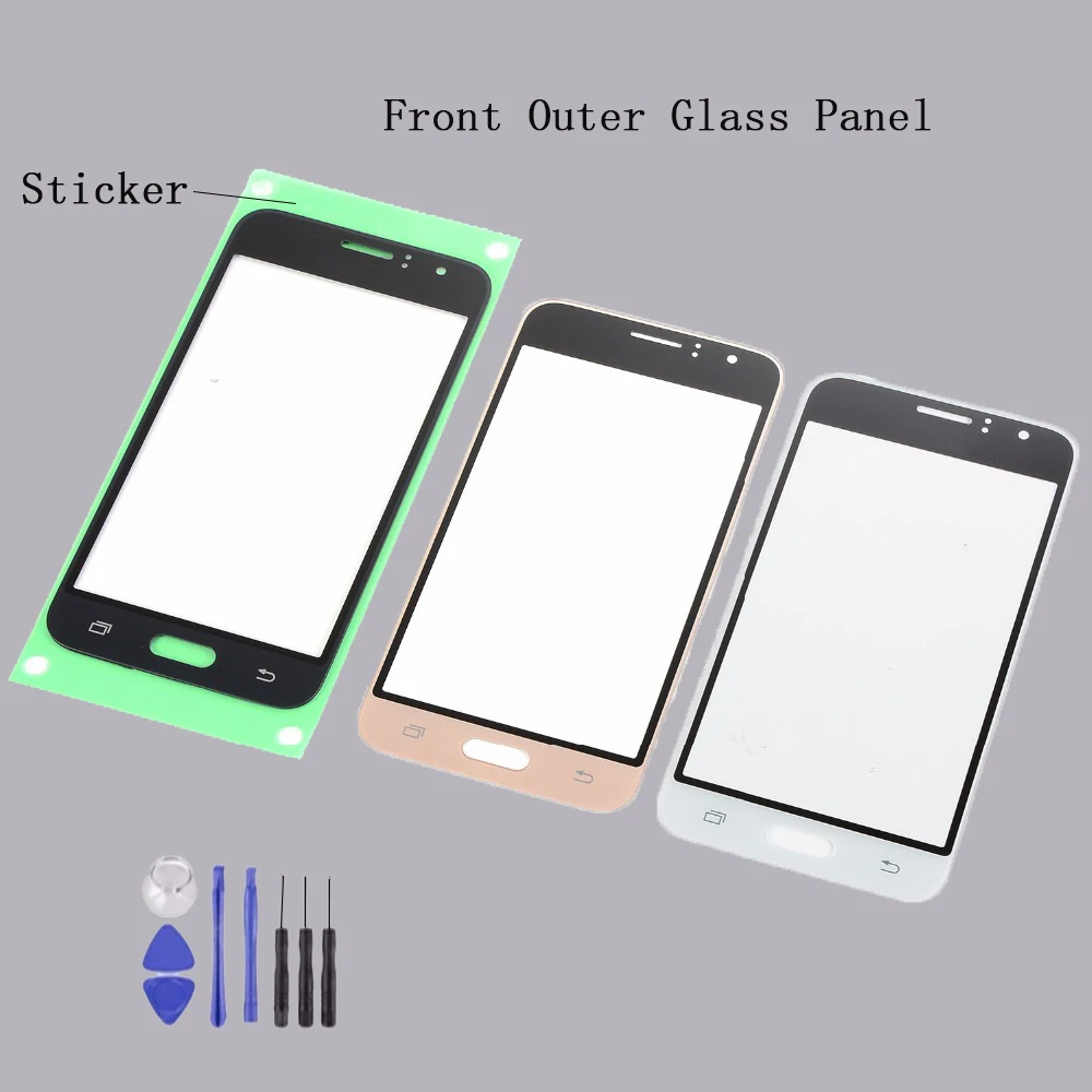 Front Outer Glass Panel For Samsung Galaxy J1 2016 J120F J120H J120M Touch Screen Sensor LCD Display Digitizer + Adhesive+Tools
Front Outer Glass Panel For Samsung Galaxy J1 2016 J120F J120H J120M Touch Screen Sensor LCD Display Digitizer + Adhesive+Tools