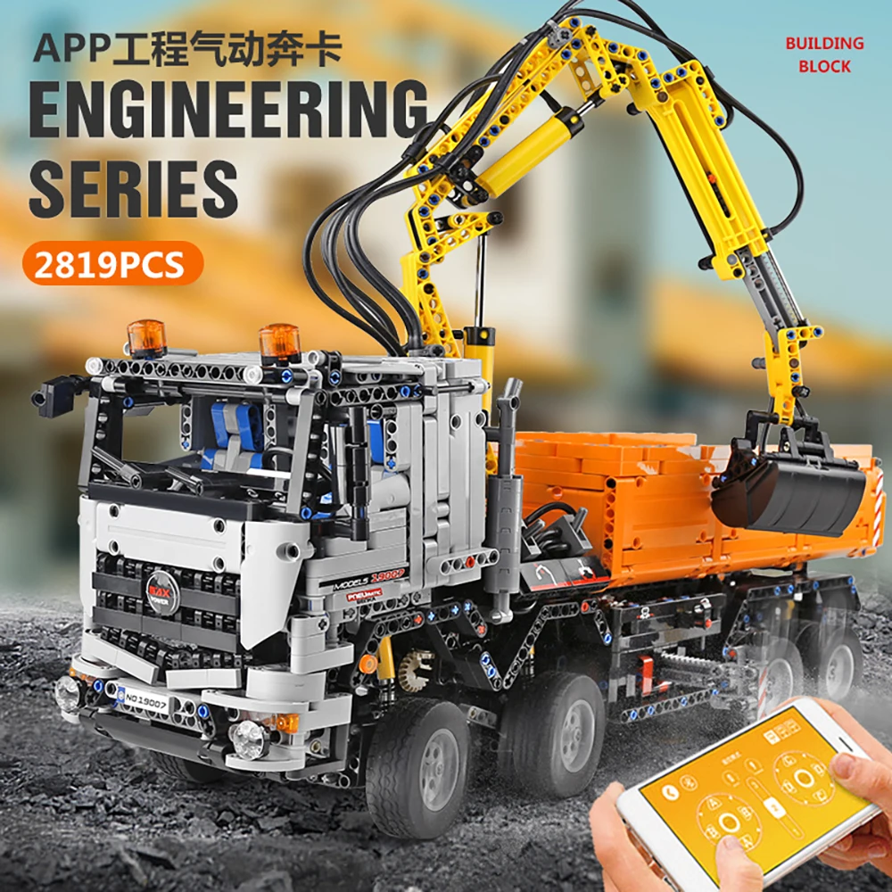 New 20005 Technic Car Compatible With 42043 Remote Control Motorized Pneumatic Truck Car Model Building Blocks Bricks Kids Gifts
New 20005 Technic Car Compatible With 42043 Remote Control Motorized Pneumatic Truck Car Model Building Blocks Bricks Kids Gifts