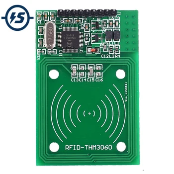 RFID Frequency Non-contact Reader Wireless Module THM3060 13.56MHz RC522 Support for ISO14443A ISO14443B ISO15693 Mifare1 S70
RFID Frequency Non-contact Reader Wireless Module THM3060 13.56MHz RC522 Support for ISO14443A ISO14443B ISO15693 Mifare1 S70