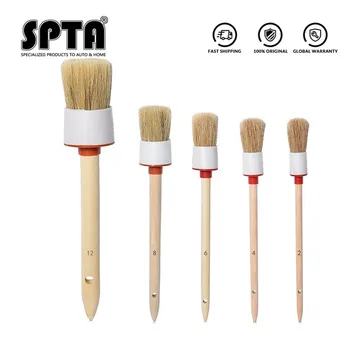 SPTA 5Pcs Car Detail Brush Cleaning Brush For Air Outlet Engine Air Conditioner Washable Round Head Wooden Soft Brush 
SPTA 5Pcs Car Detail Brush Cleaning Brush For Air Outlet Engine Air Conditioner Washable Round Head Wooden Soft Brush