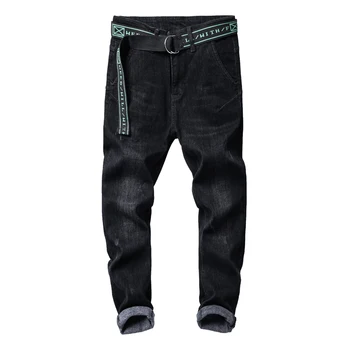 Men Black Bottom Scratching Process High Quality Harem Denim Jeans Pants Hip Hop High Street Casual Cowboy Trousers A9703
Men Black Bottom Scratching Process High Quality Harem Denim Jeans Pants Hip Hop High Street Casual Cowboy Trousers A9703