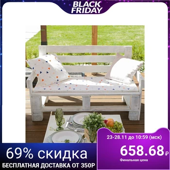 Pillow for a three-seater bench "Ethel" Triangles, 45 × 150 cm, reps impregnated with VMGO, 100% chl
Pillow for a three-seater bench "Ethel" Triangles, 45 × 150 cm, reps impregnated with VMGO, 100% chl