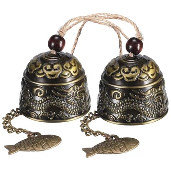 2Pcs Lucky Wind Chime Dragon Fish Feng Shui Bell Blessing Wind Chime Fortune Hanging Wind Chime Wind-Bell
2Pcs Lucky Wind Chime Dragon Fish Feng Shui Bell Blessing Wind Chime Fortune Hanging Wind Chime Wind-Bell