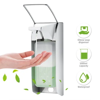 Hot 500ml/1000ml Soap Dispenser Elbow Press Disinfectant Dispenser Wall-Mounted Soap Dispenser Pump For Bathroom Hotel Hospital
Hot 500ml/1000ml Soap Dispenser Elbow Press Disinfectant Dispenser Wall-Mounted Soap Dispenser Pump For Bathroom Hotel Hospital