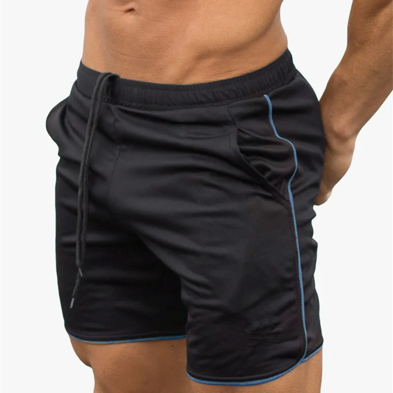 2020 новые летние спортивные шорты с карманами для бега мужские фитнеса тренировок