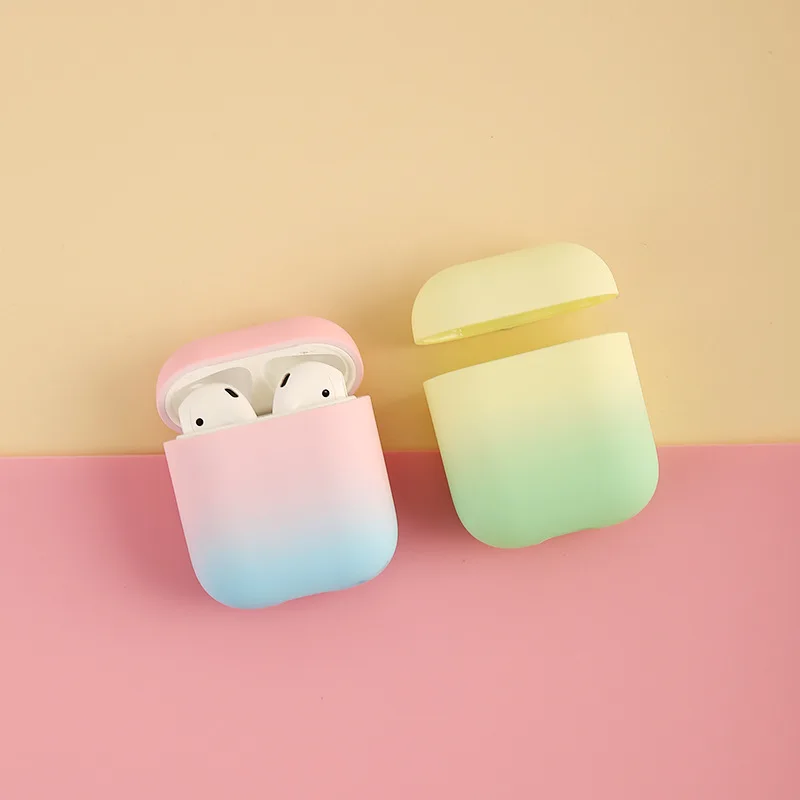 For AirPods Case Gradient Rainbow Color Protective hard Cover Bluetooth Wireless Earphone Case For Air pods 2 cover fundas
For AirPods Case Gradient Rainbow Color Protective hard Cover Bluetooth Wireless Earphone Case For Air pods 2 cover fundas