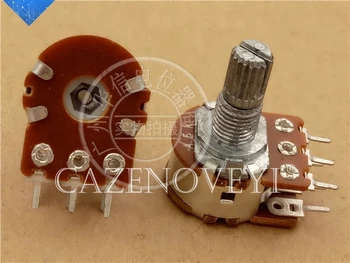 1pcs/lot C1 Audio potentiometer R201TII Type 148 duplex potentiometer A5K Handle length 15MM In Stock
1pcs/lot C1 Audio potentiometer R201TII Type 148 duplex potentiometer A5K Handle length 15MM In Stock