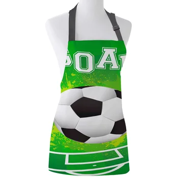 Soccer Curtains Balls Football Design Print Apron Print Unisex Kitchen Bib with Adjustable Neck for Cooking Gardening
Soccer Curtains Balls Football Design Print Apron Print Unisex Kitchen Bib with Adjustable Neck for Cooking Gardening