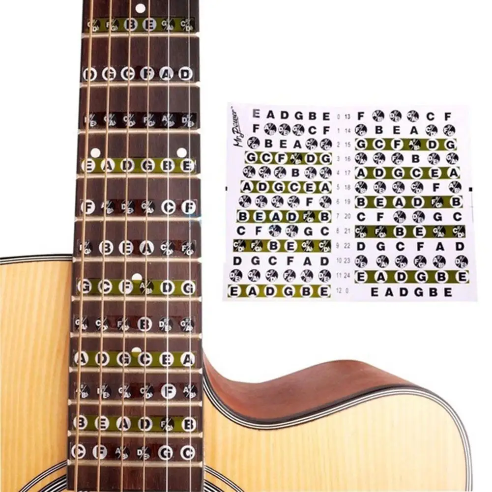 Hot Sale Portable Guitar Fretboard Note Sticker Musical Scale Fingerboard Beginner Guitar Scales Stickers
Hot Sale Portable Guitar Fretboard Note Sticker Musical Scale Fingerboard Beginner Guitar Scales Stickers