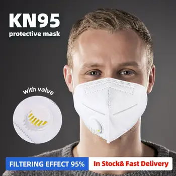 Adult Reusable KN95 Protective Face Mask With Breathing Valve Outdoor Dust Masks Mouth Respirator Anti Haze PM2.5 Filter
Adult Reusable KN95 Protective Face Mask With Breathing Valve Outdoor Dust Masks Mouth Respirator Anti Haze PM2.5 Filter