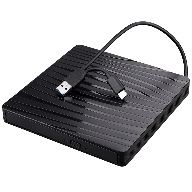 2-в-1 Тип Type-C USB 3 0 внешний CD DVD приводом высокого Скорость Портативный Оптический