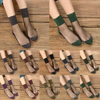 Sexy Women Lace Silk Short Fishnet Mesh Socks Lady Transparent Sheer Ankle Socks 
Sexy Women Lace Silk Short Fishnet Mesh Socks Lady Transparent Sheer Ankle Socks