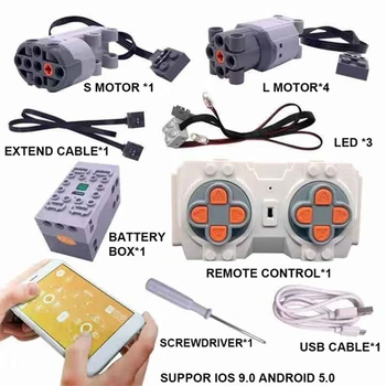 Lepining APP RC power functions Motor Set Technic Car Train Remote Control Battery Box Power Function 20086 23009 Spare part
Lepining APP RC power functions Motor Set Technic Car Train Remote Control Battery Box Power Function 20086 23009 Spare part