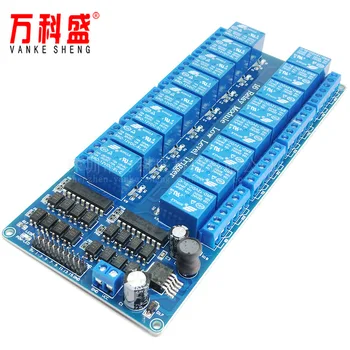 16 way 5V 12V relay module relay control board with optocoupler protection with LM2576 power supply
16 way 5V 12V relay module relay control board with optocoupler protection with LM2576 power supply