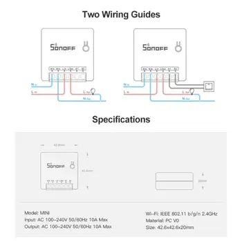 Smart Switch Two Way Appliance Universal Intelligent Switch WIFI Switch SONOFF Mini Household Office Home Assistant Indoor
Smart Switch Two Way Appliance Universal Intelligent Switch WIFI Switch SONOFF Mini Household Office Home Assistant Indoor